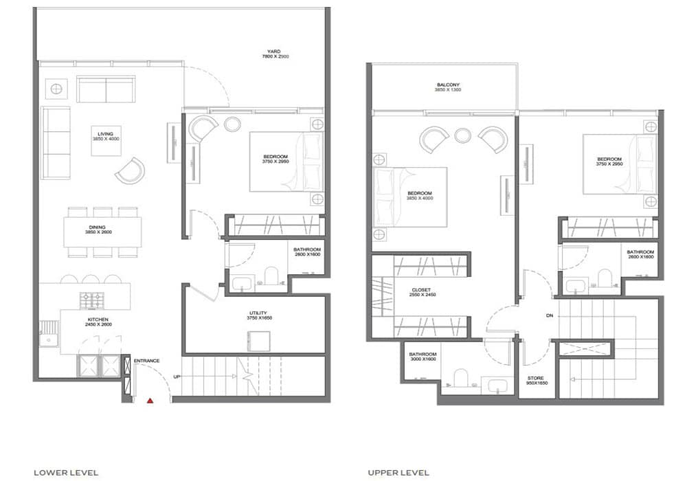 Duplex & 3 Bed — Larger Homes