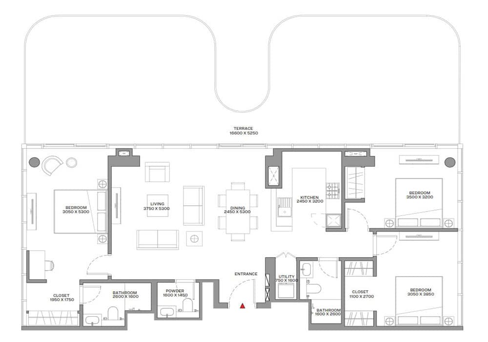 2 Bedroom — Apartment