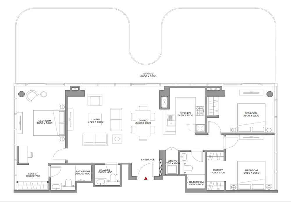 1 Bedroom — Apartment