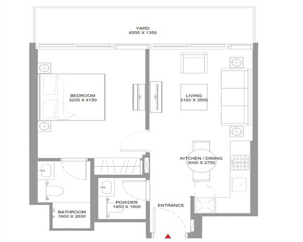 3 Bedroom — Apartment