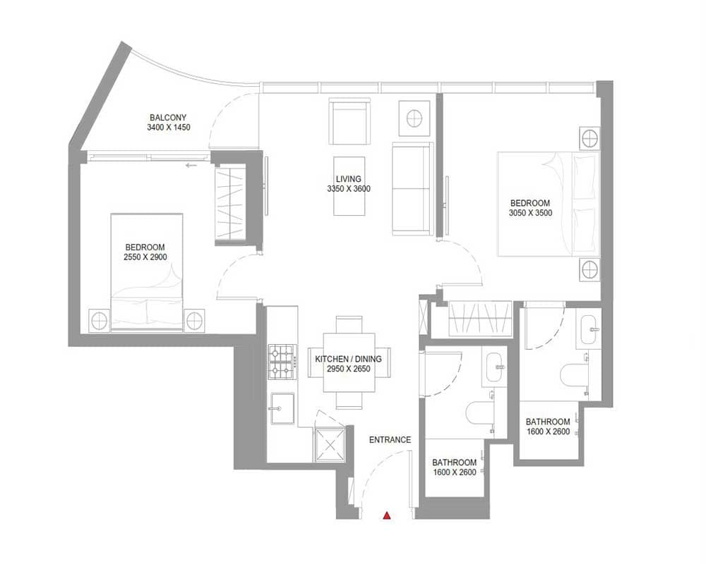 Duplex — 2 & 3 Bedroom