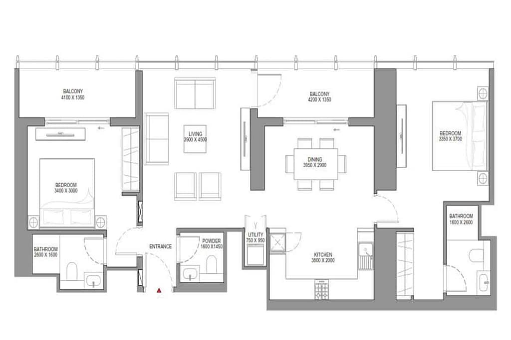 Duplex — 2 & 3 Bedroom