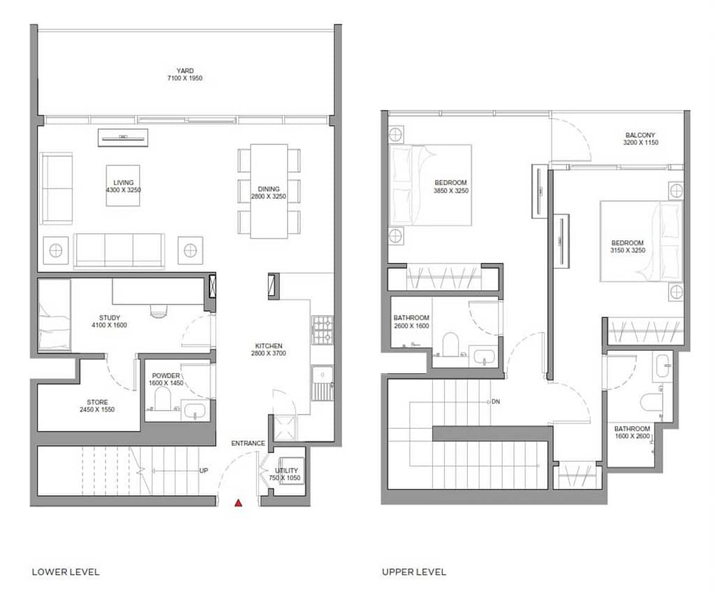 2 Bedroom — Apartment