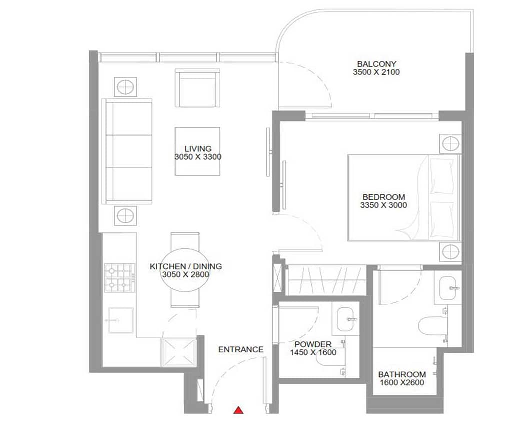 Duplex — 2 & 3 Bedroom